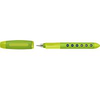 Faber-Castell 149815 Scribolino - Pluma estilográfica (diestros, color verde claro