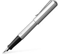 Faber-Castell 150510 - Pluma estilográfica Hexo, color Plateado