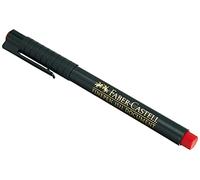 Faber-Castell 151121, Bolígrafo con punta de fibra, 0,4 mm, rojo