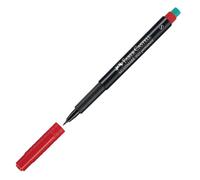 Faber-Castell 152321 schwarzer Marker, rot