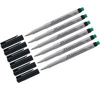 Faber-Castell 152499 Multimark S - Rotulador no permanente (6 unidades), color negro