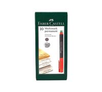 Faber-Castell 152521 Rotulador Negro, Rojo