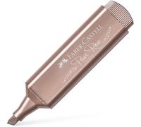 Faber-Castell 154626 - Caja con 10 Marcadores Fluorescente Textliner 46 - Metallic - Rosa Metálico