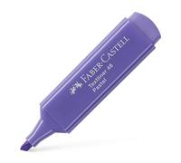 Faber-Castell 154656 - Caja con 10 Marcadores Fluorescentes - Tonos Pastel - Textliner 46 - Lila Pastel