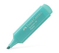 Faber-Castell 154658 - Caja con 10 Marcadores Fluorescentes - Textliner 46 - Tonos Pastel - Azul Turquesa