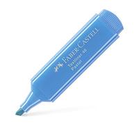Faber-Castell 154668 - 10 Marcadores Fluorescentes Textliner 46 - Tonos Pastel - Color Azul Ultramar