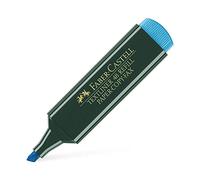 Faber-Castell 154851 Punta de cincel Azul 1pieza(s) - Marcador (Azul, Punta de cincel, Azul, Verde, Verde, De plástico, Polipropileno, Tinta con base de agua)