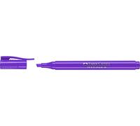 Faber-Castell 157736 - Caja con 10 marcadores fluorescentes Textliner 38, color violeta
