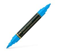 Faber-Castell - 160410 - Caja de 4 marcadores acuarelables A. Dürer 110. Color Azul de ptalocianina