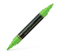 Faber-Castell - 160412 - Caja de 4 marcadores acuarelables A. Dürer 112. Color Verde hoja