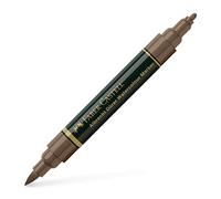 Faber-Castell - 160475 - Caja de 4 marcadores acuarelables A. Dürer 175. Color Sepia oscuro