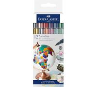 Faber-Castell Rotuladores Metallics 160713 – Metálicos – Paquete de 12