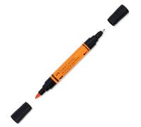 Faber-Castell 162113 - Pitt Artist Pen Dual Marker - Tinta China - Naranja Transparente (113)