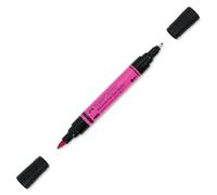 Faber-Castell 162125 - Pitt Artist Pen Dual Marker - Tinta China - Rosa Púrpura Medio (125)