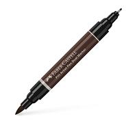 Faber-Castell 162175 - Pitt Artist Pen Dual Marker Tinta China - Sepia Oscura (175)