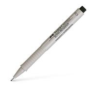 Faber-Castell 166599 - Bolígrafo de tinta Ecco Pigment, 0,5 mm, color negro