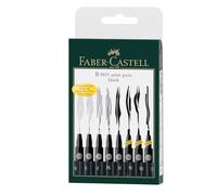 Faber-Castell 167137 Negro - Rotulador (Negro, 8 pieza(s))