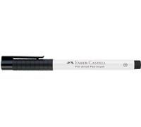 Faber-Castell 167401 - Caja de 5 Rotuladores Pitt Artist Pen Blancos - Trazo B - Punta Pincel.