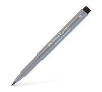 Faber Castell 167432 - Pincel para pluma artística Pitt, ancho de trazo B, color 232, gris frío III