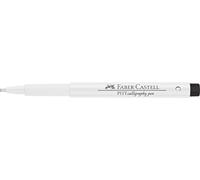Faber-Castell 167501 - Rotuladores Pitt artist pen blancos. Color blanco, Trazo C Calligraphy. 1 unidades.