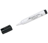 Faber-Castell 167601 - Tuschestift Pitt artista pluma, 2,5 mm, Rundspitze, weiß