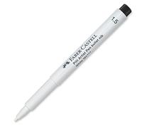 Faber-Castell 167893 - Rotulador, Color blanco, Trazo 1.5, 1 unidad