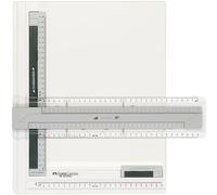 Faber-Castell TK-Sistema - Set de geometría A4, transparente