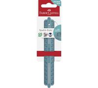 Faber-Castell 172016 - Regla Sparkle 15cm - Verde Océano