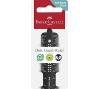 Faber-Castell 172116 - Regla Dots 15cm - Negro