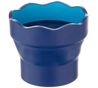 Faber-Castell 181510 - Vaso para el agua Clic & Go plegable fácil de guardar, color azul