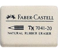 Faber-Castell 184120 - Goma de borrar (10 unidades, 40 x 27 x 10 mm)