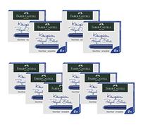 Faber-Castell 185506 - Cartuchos de tinta estándar (10 unidades (azul real), estándar)