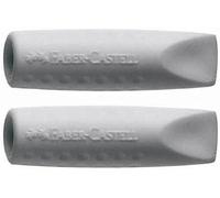 Faber-Castell 187000-p5 - Tapa de lápiz y borrador 2 en 1 (pack de 5 unidades)