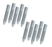 Faber-Castell 187100 Grip 2001 - Goma de borrar triangular (10 unidades), color gris