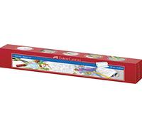 Faber-Castell 201397 - Rollo adhesivo para colorear con motivo jungla y mundo acuático, apto para lápices de colores, rotuladores, ceras y acuarelas