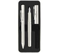 Faber-Castell 201527 - Set Estilográfica M y Bolígrafo M - Leche de Coco.