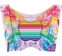 Faber-Castell Gift Set - Sparkle Colouring Pencils in Butterfly Shape Tin - 20 x