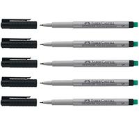 FABER-CASTELL 205010 Multimark 152499 S - Rotulador no permanente (5 unidades), color negro