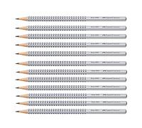 Faber-Castell 205044 - Pencil Grip 2001, dureza HB, 12 piezas
