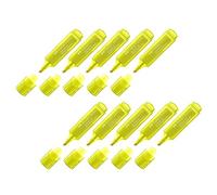 Faber-Castell 205062 - Rotulador Textliner 1546, amarillo, 10 unidades, recargable