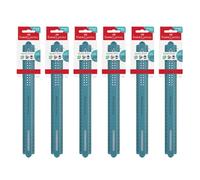 FABER-CASTELL 205242 - Regla 30 cm, 6 piezas, inastillable Reglas Sparkle ocean con campo para nombre