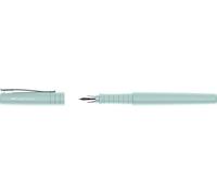 Faber-Castell 241009 Poly Pen - Pluma estilográfica (plumín M, pluma estilográfica), color azul