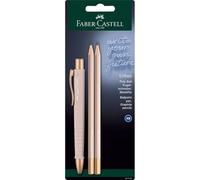 Faber-Castell - Juego de escritura 241123 - Bolígrafo Poly Ball Urban y 2 lápices Urban