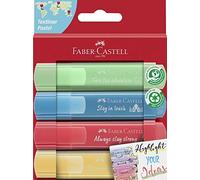 Faber-Castell 254625 - Resaltador TL 46, Pastell Promo, 4 unidades, 1 unidad