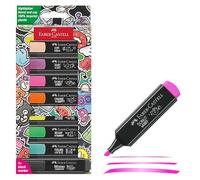 Faber-Castell 254692 - Juego de 8 Subrayadores Graffiti - Edición Limitada