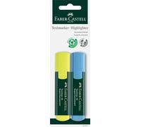 Faber-Castell 254891 - Blister 2 Textliner 48 - Amarillo/Azul