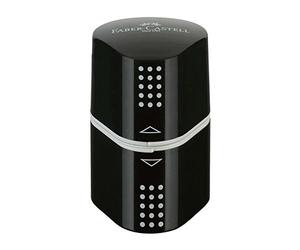 Faber-Castell 283899 - Sacapuntas, triple, color negro