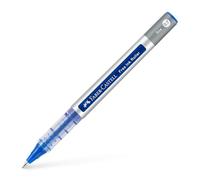 Faber-Castell 348151 - Bolígrafo de tinta Free Ink azul, punta de 0,4 mm, bolígrafo de tinta resistente a la falsificación