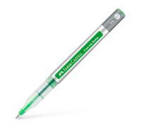 Faber-Castell 348166 - Bolígrafo de tinta Free Ink verde hierba, punta de 0,4 mm, bolígrafo de tinta resistente a la falsificación