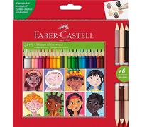 Faber-Castell - 511515 Caja 24 lápices. Colores + 3 Bicolores.